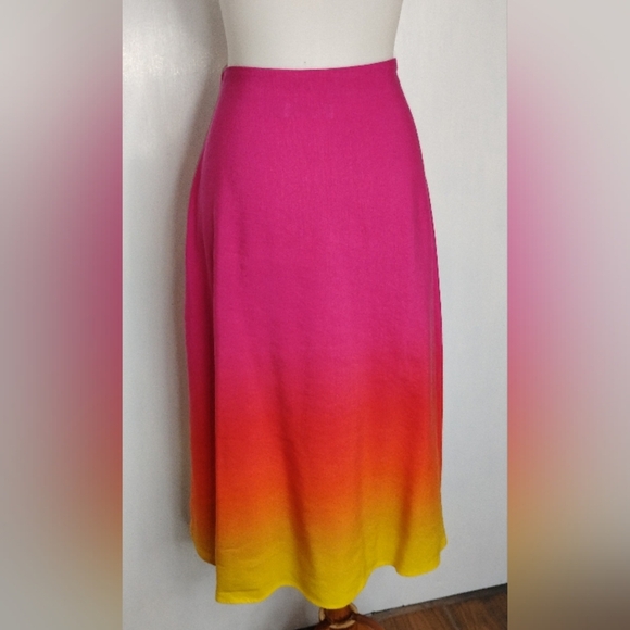 VIBRANT OMBRE LAUREN BLACK LABEL SKIRT - Picture 6 of 9